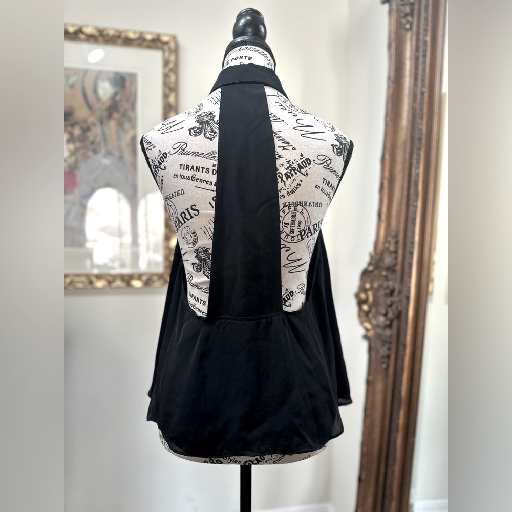 Stone Cold Fox Sexy T back black blouse